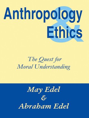 cover image of Anthropology and Ethics